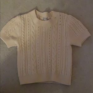 FREE PEOPLE CROCHET CROP TOP SIZE SMALL